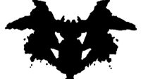 Contoh bercak tinta untuk tes Rorschach.